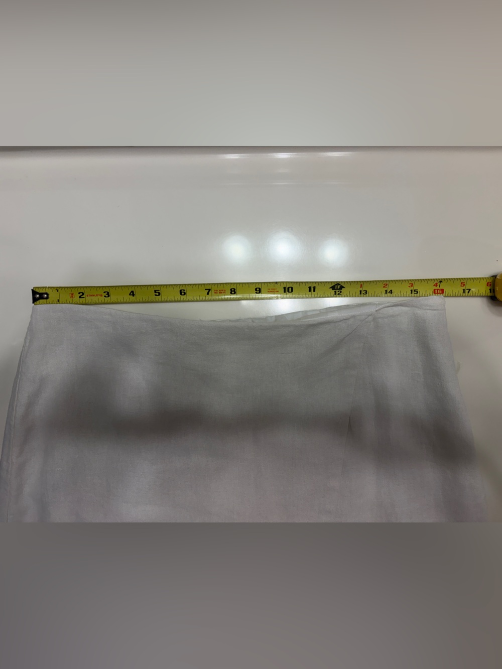 Versona White Linen Mini Skort - Picture 9 of 11